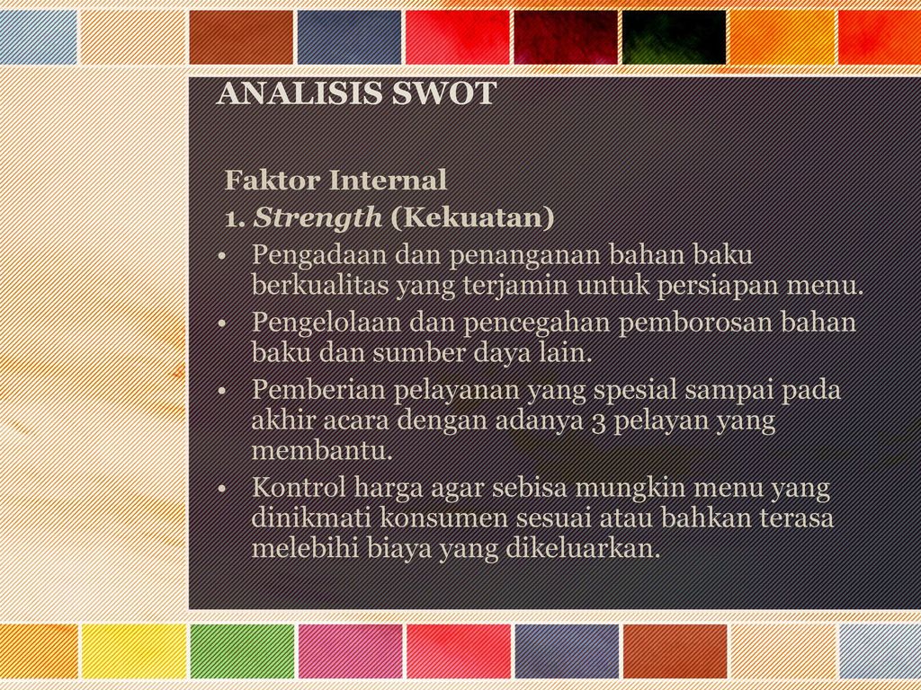 Contoh Analisis Swot Pisang Goreng - Simak Gambar Berikut