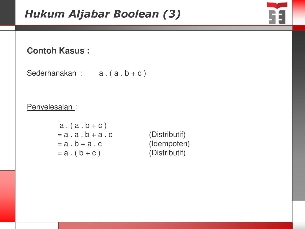 17+ Contoh Soal Hukum Aljabar Boolean - Contoh Soal Terbaru