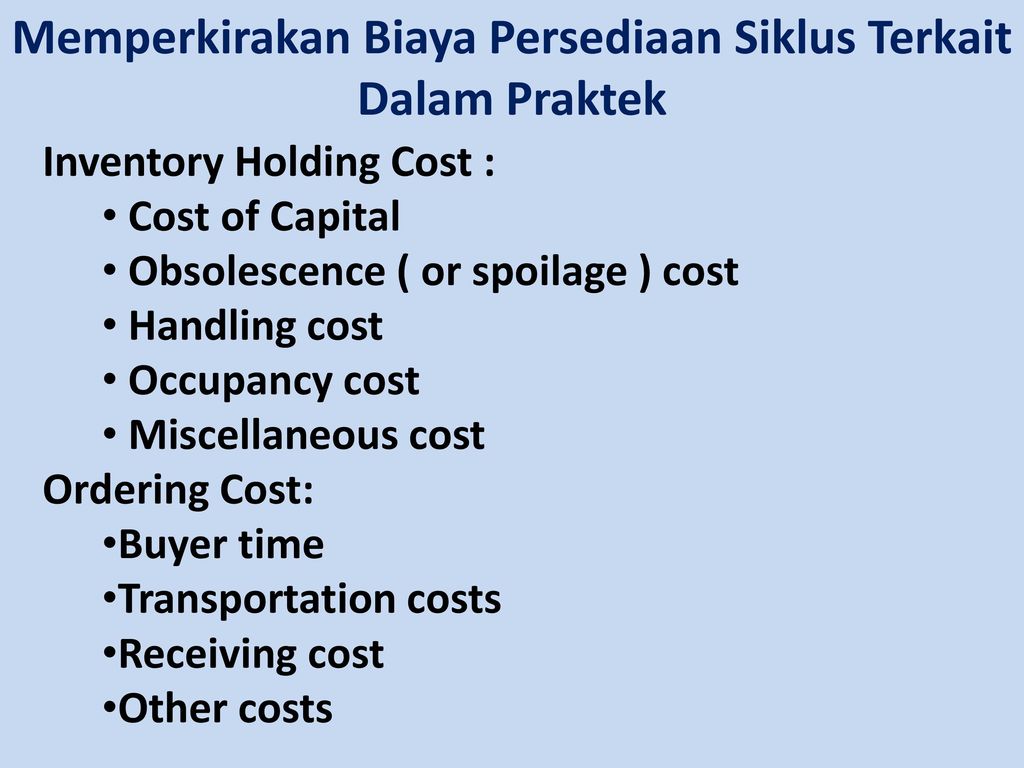 Other costs