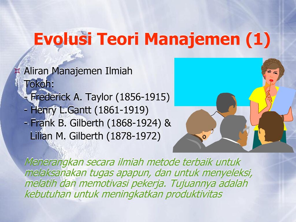 Evolusi Teori Manajemen - Ppt Download