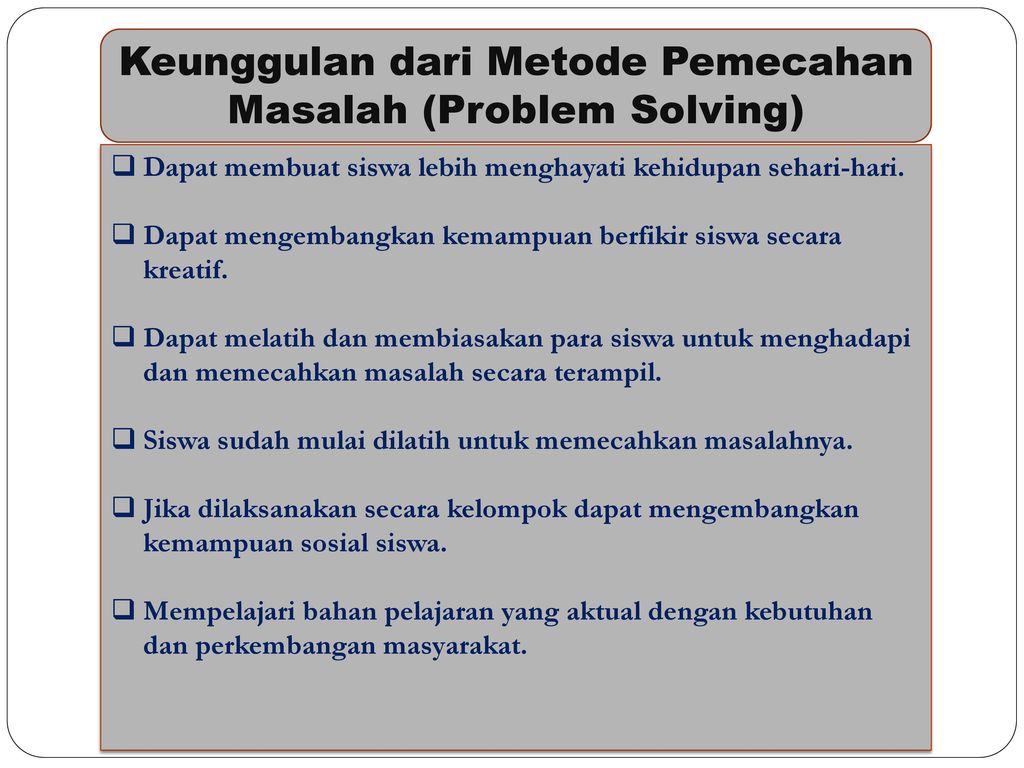 contoh critical thinking and problem solving dalam kehidupan sehari hari