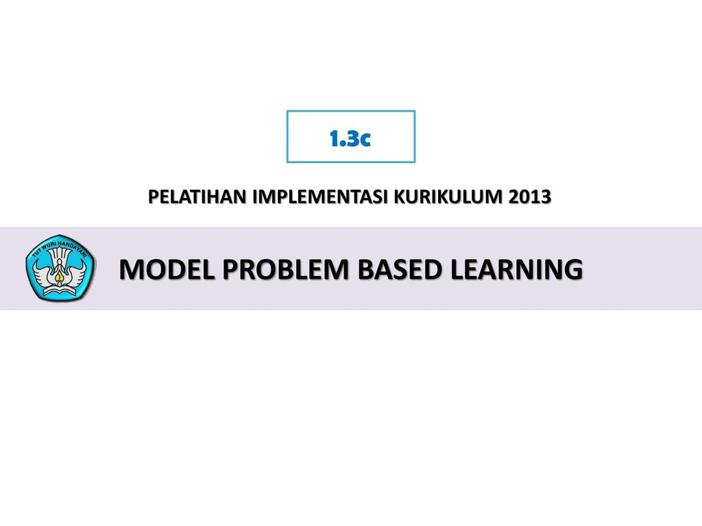 Model problem based learning