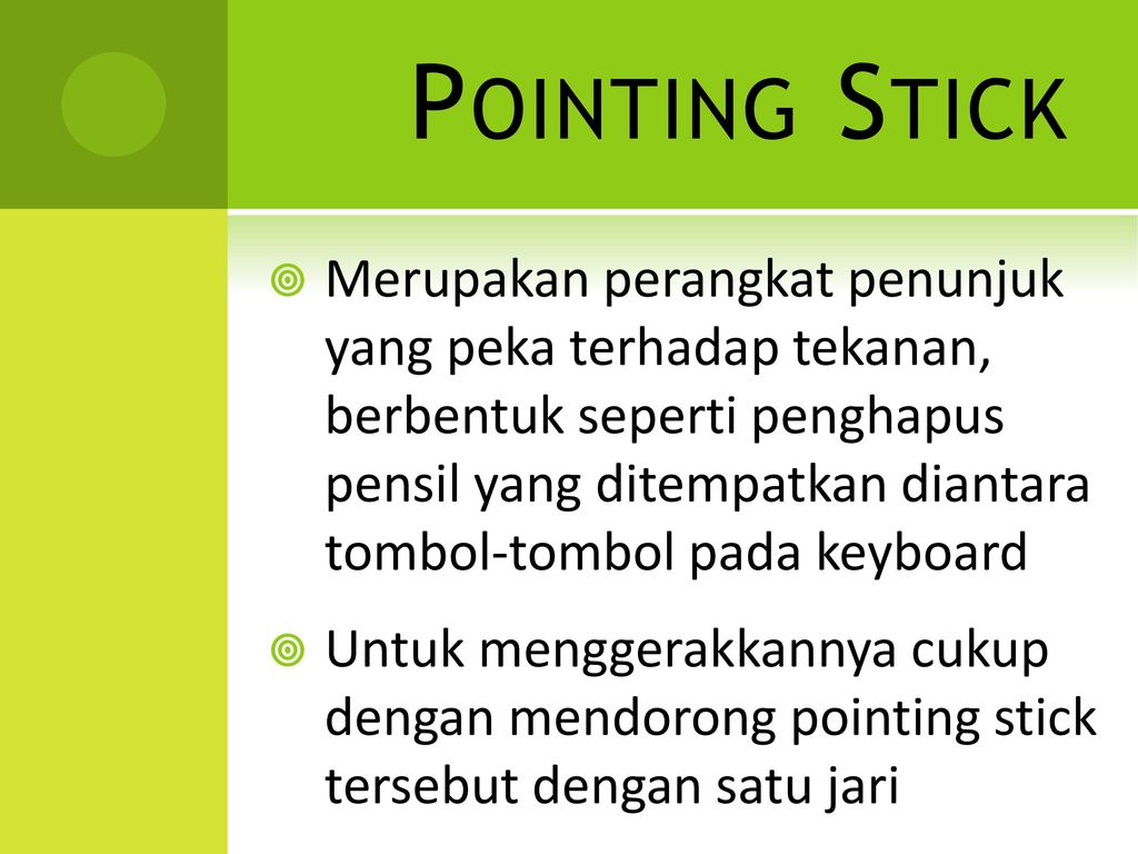 Sticking point