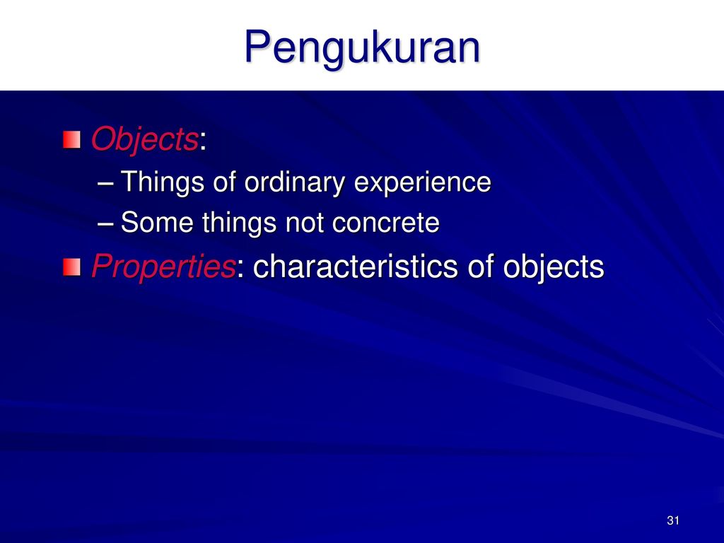 Characteristic property