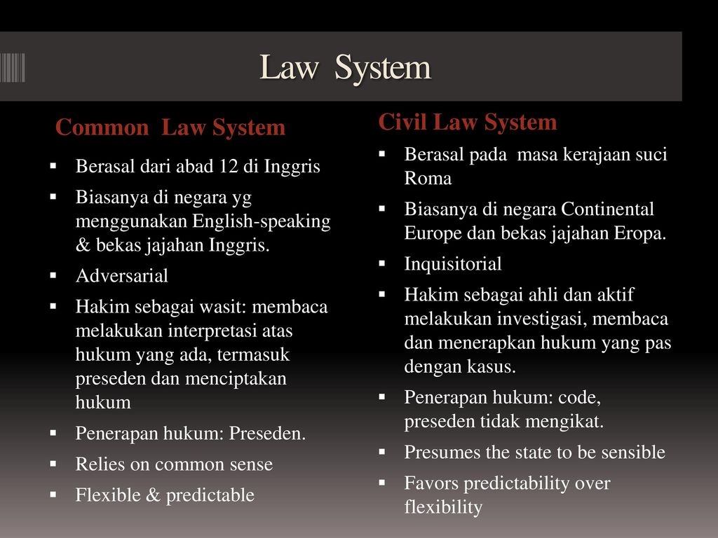 Civil system