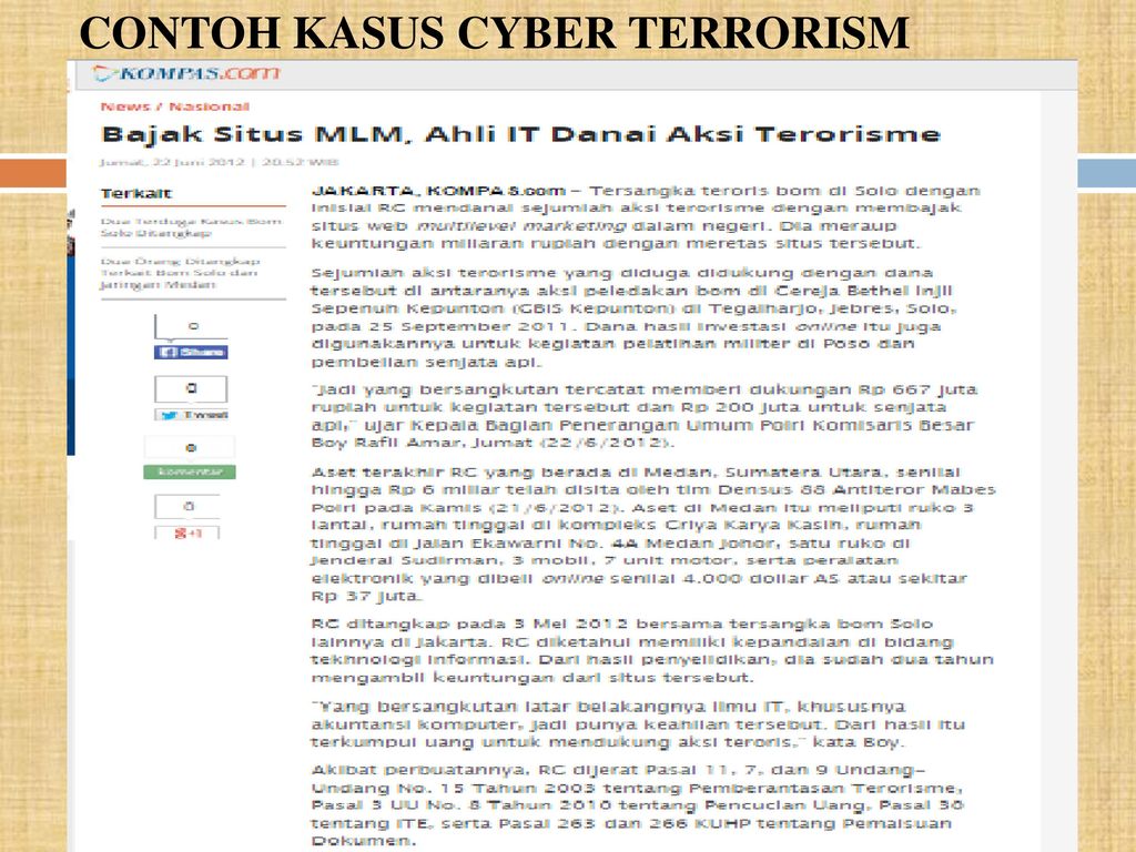 Cyber Terrorism Ppt Download