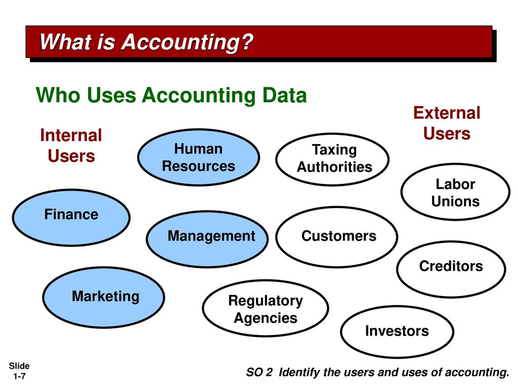 User authorities. What is Accounting?. External users Accounting. Who is Accountant. Is in Accounting.