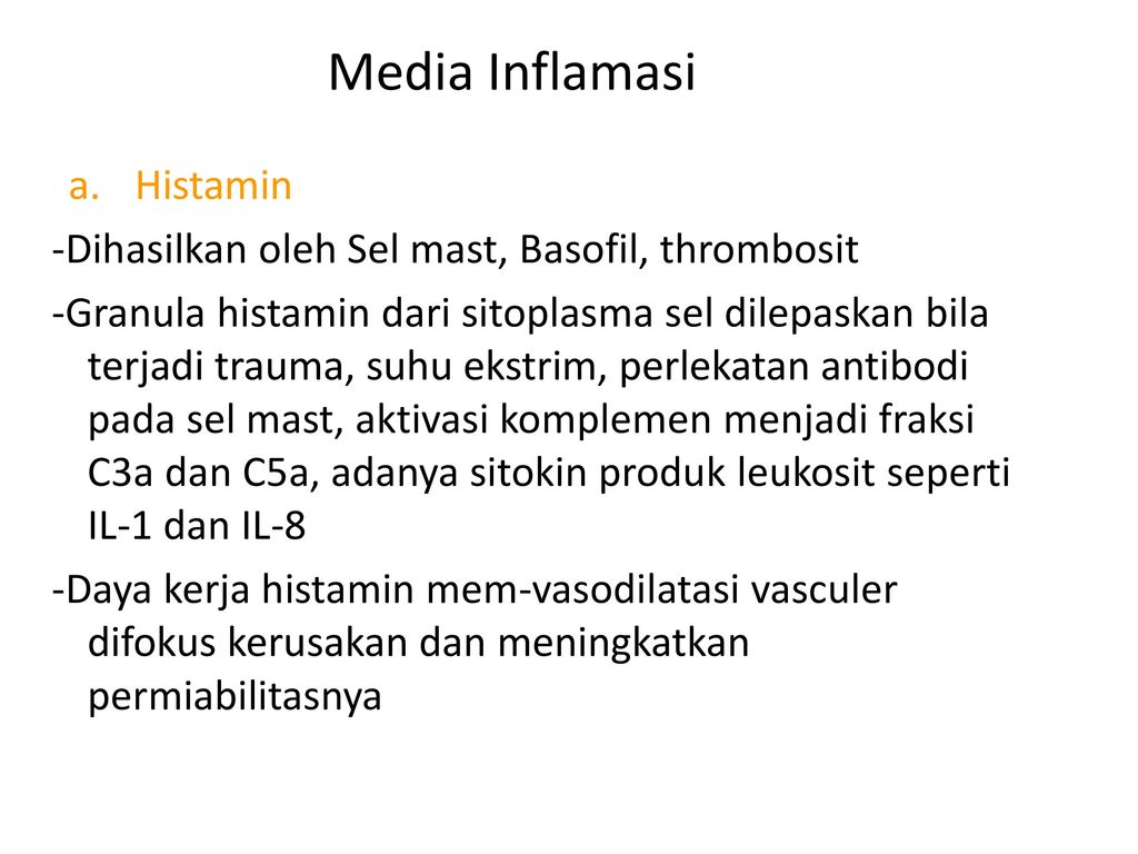 Media Inflamasi Histamin