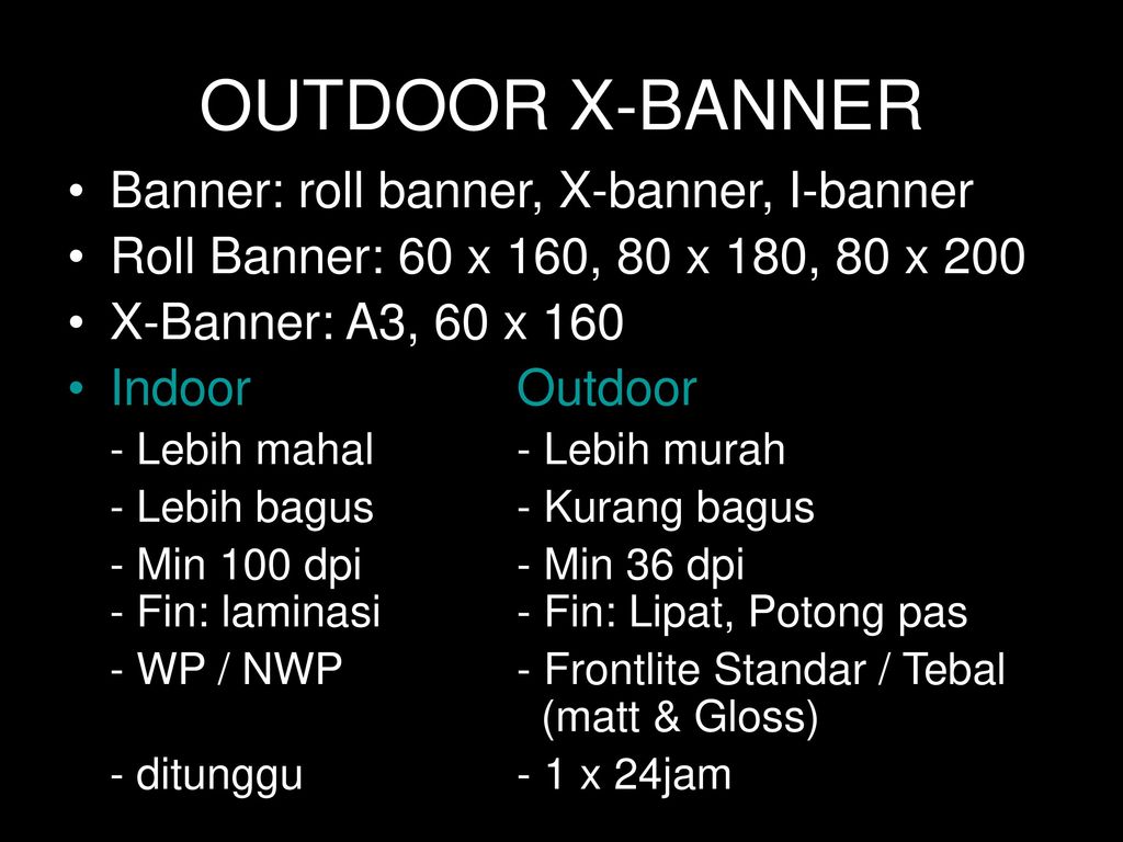 Outdoor X Banner Banner Roll Banner