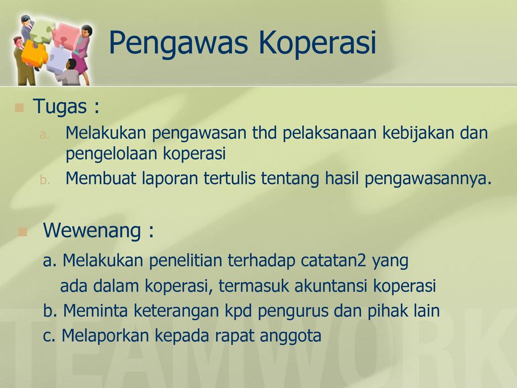 ALAT KELENGKAPAN ORGANISASI KOPERASI - Ppt Download