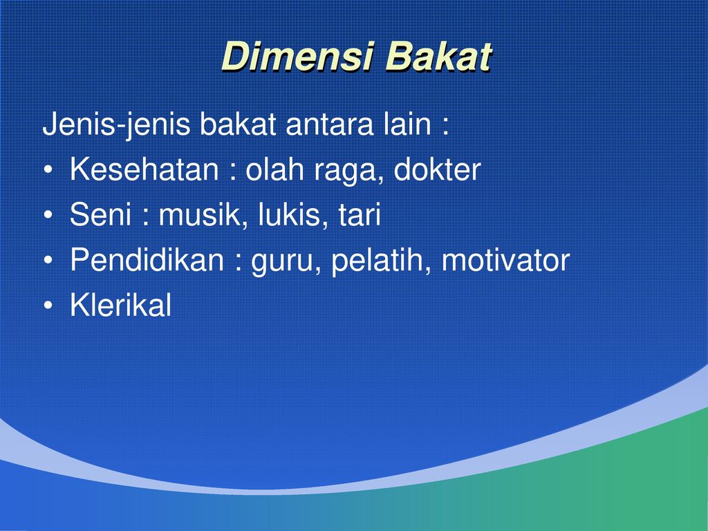 MENGENALI KEPRIBADIAN, BAKAT, DAN MINAT UNTUK BERPRESTASI - Ppt Download