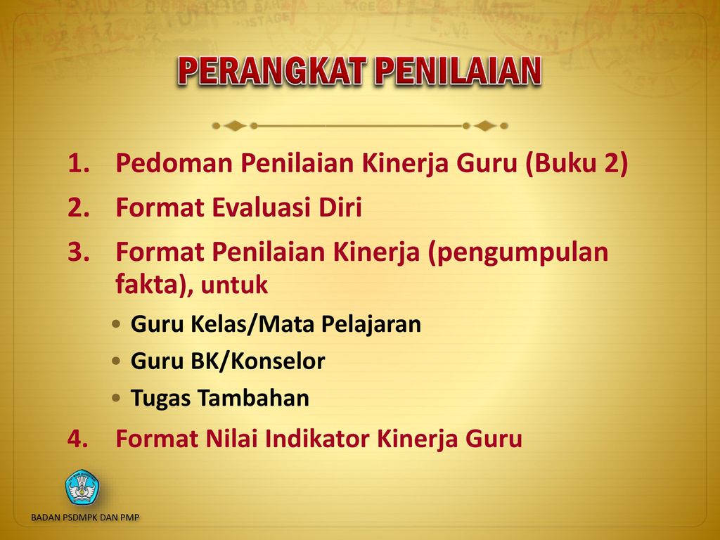 PENILAIAN KINERJA GURU - Ppt Download