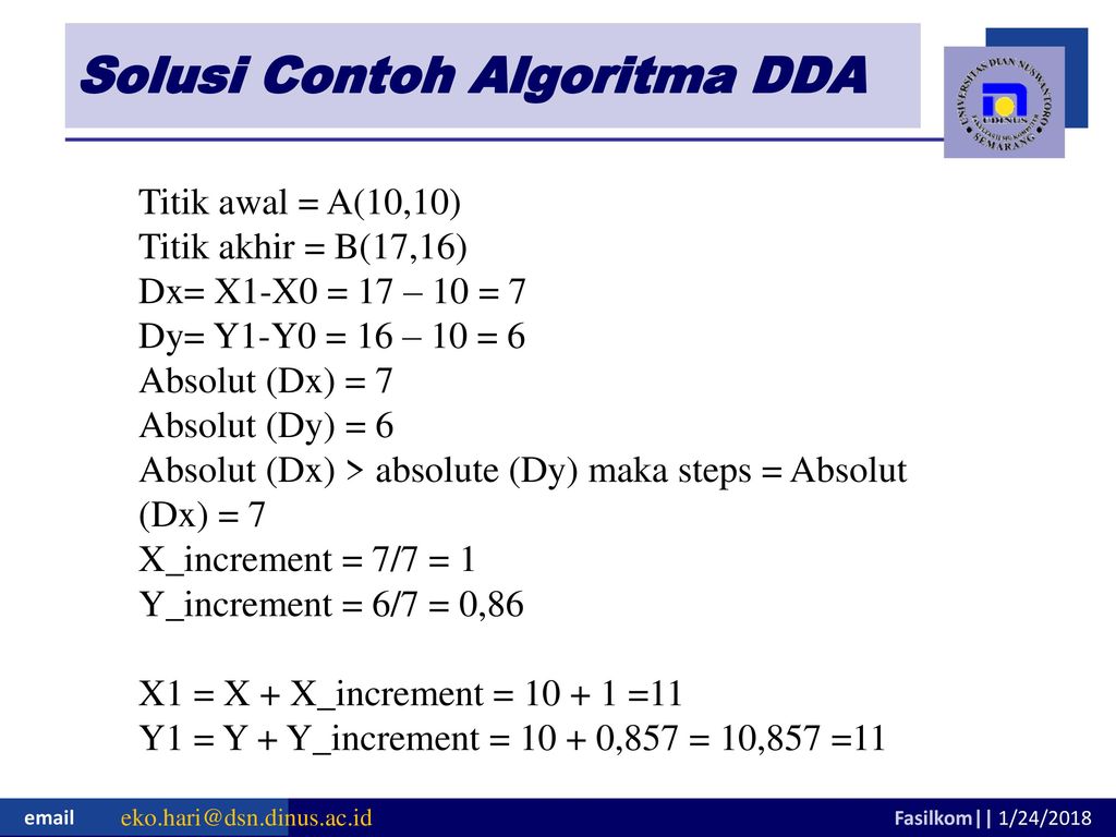 Algoritma Garis Dda Dan Bressenham Ppt Download