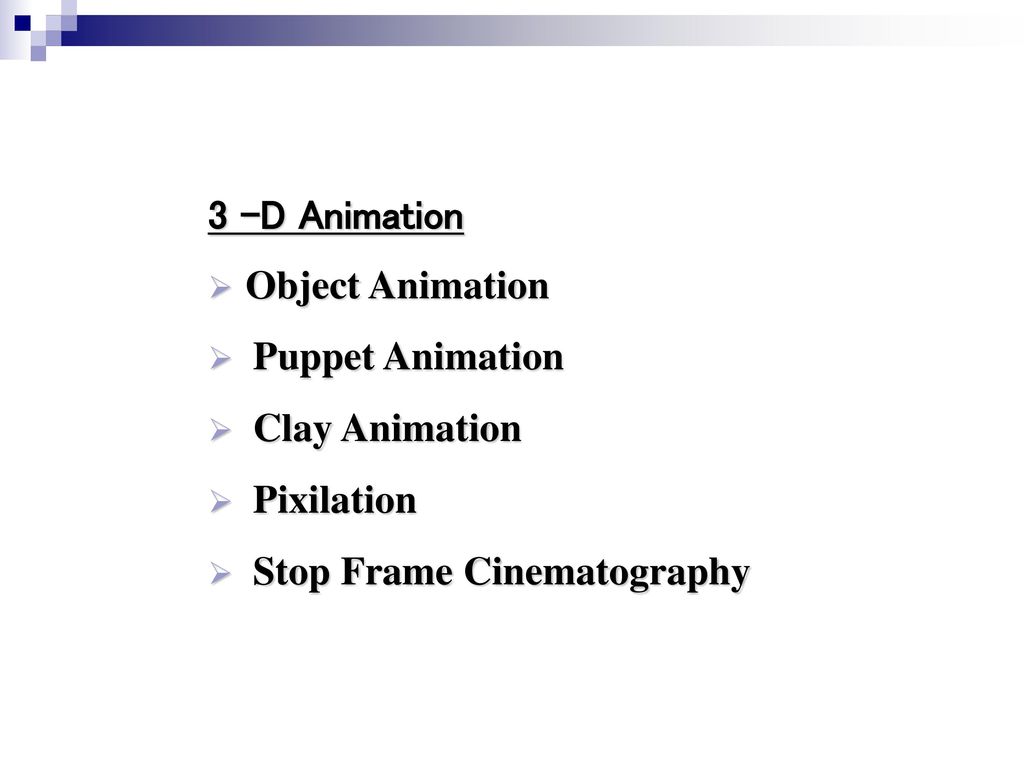 Object animations