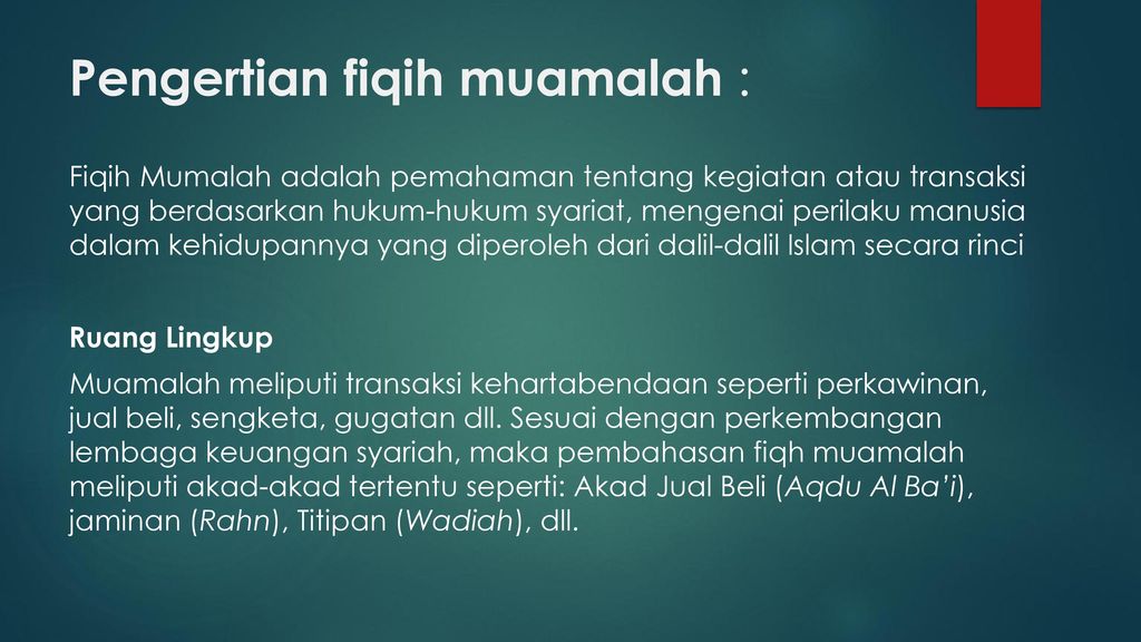 Materi Fiqih Muamalah Tentang Akad - Kompas Sekolah