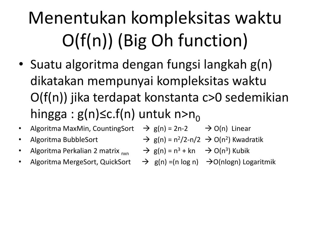 Contoh Algoritma Big O - Simak Gambar Berikut