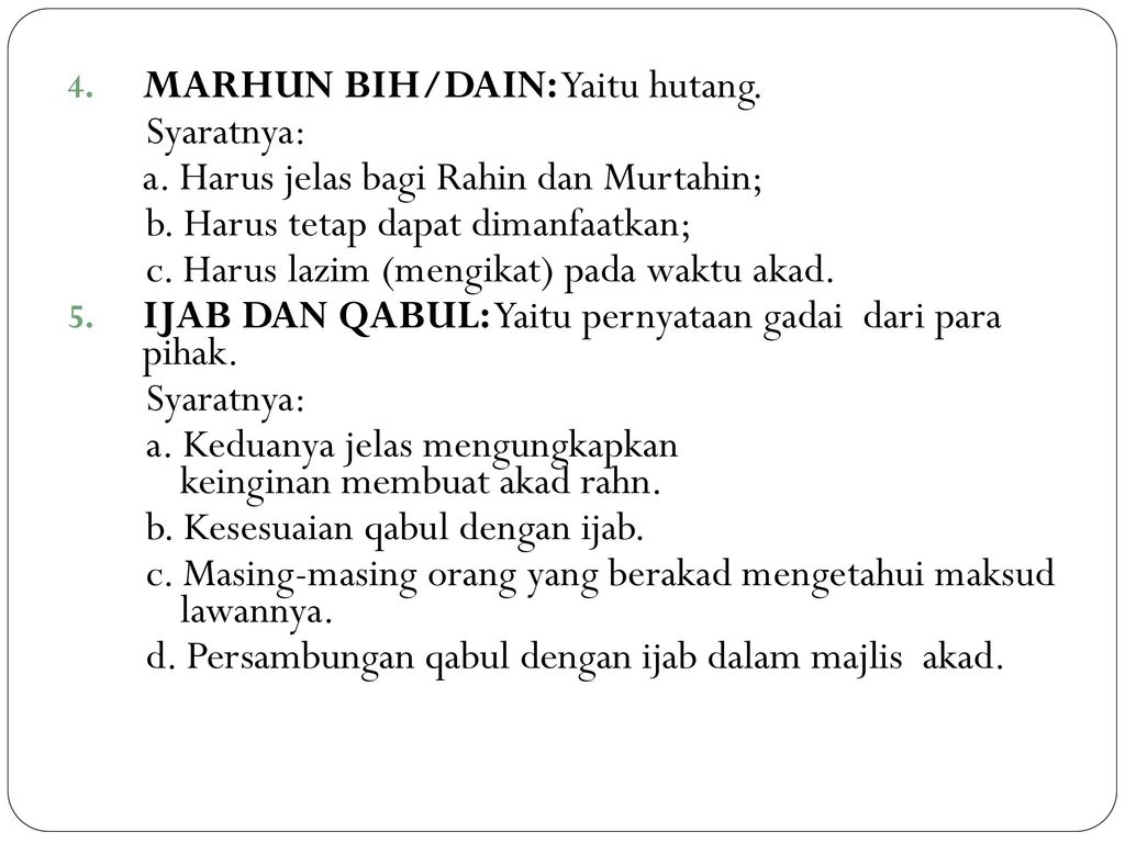 PEGADAIAN SYARIAH (RAHN) - Ppt Download