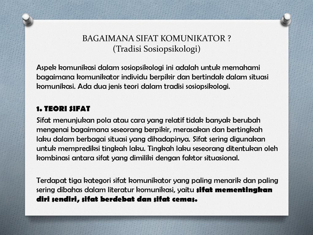 Komunikator Bagaimana Sifat Komunikator Ppt Download