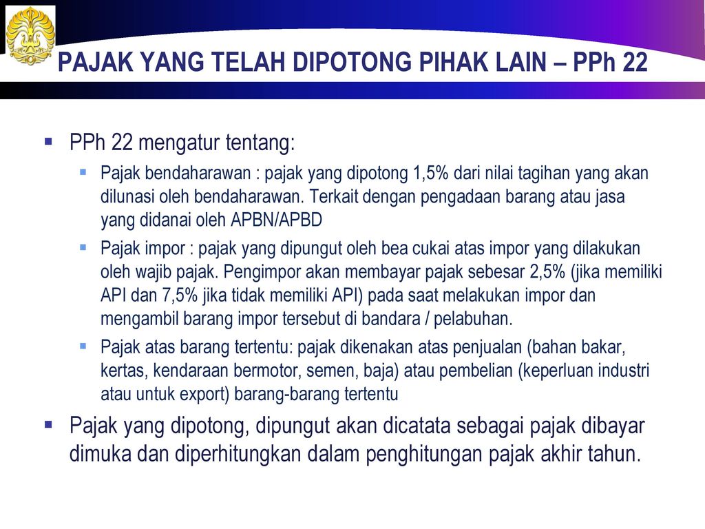 Pajak Dalam Perusahaan Ppt Download