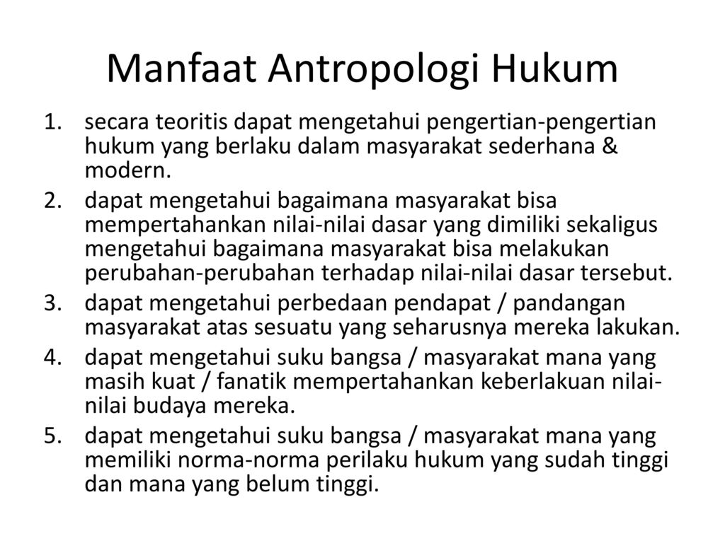 Tujuan Antropologi - Homecare24