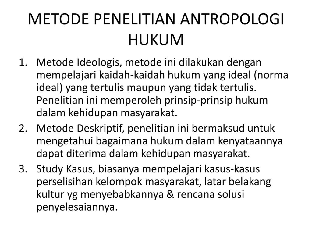 Antropologi Hukum Windy Sri Wahyuni Sh Mh Ppt Download