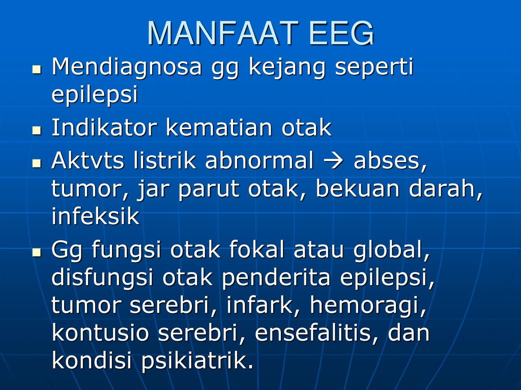 PERSIAPAN PEMERIKSAAN EEG CT SCAN MRI BRAIN MAPPING Ppt Download