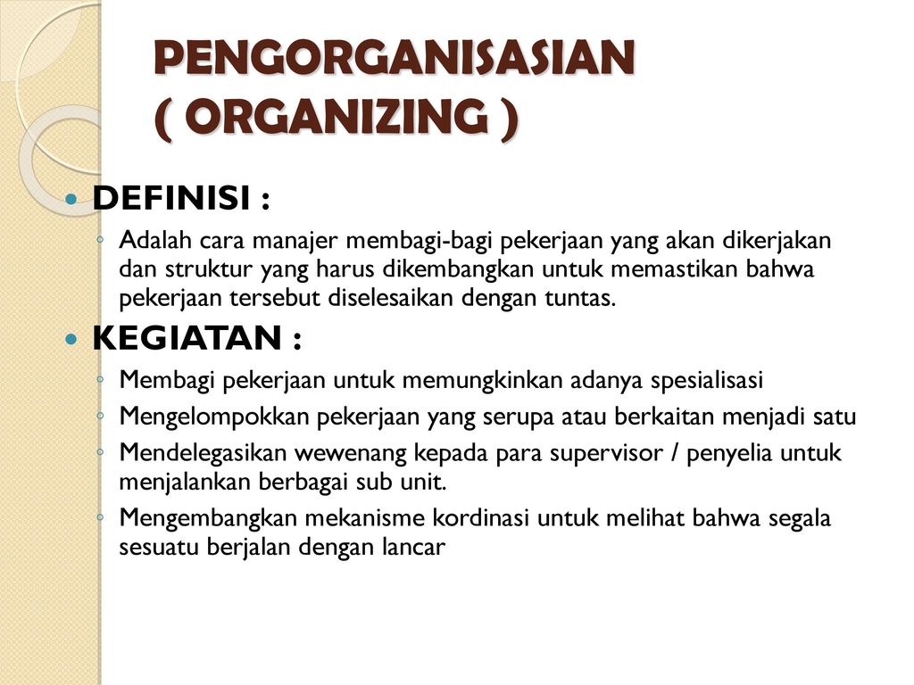 Introduction Of Organization Management Ppt Download