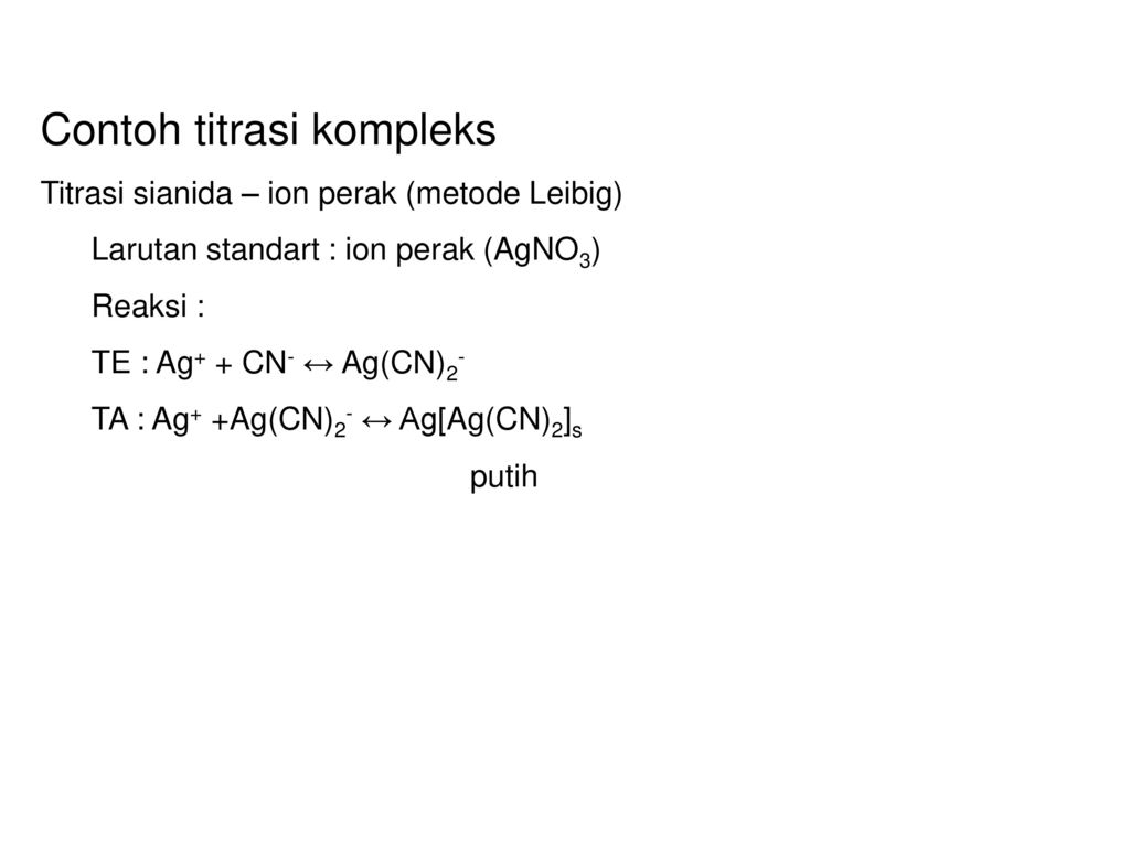 Prinsip titrasi kompleksometri