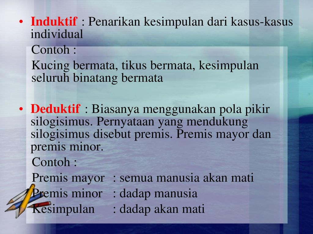 Contoh Penarikan Kesimpulan Induktif Dan Deduktif | My Skripsi