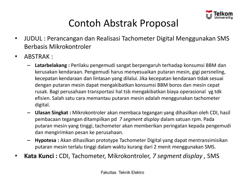 Abstrak Proposal Ppt Download