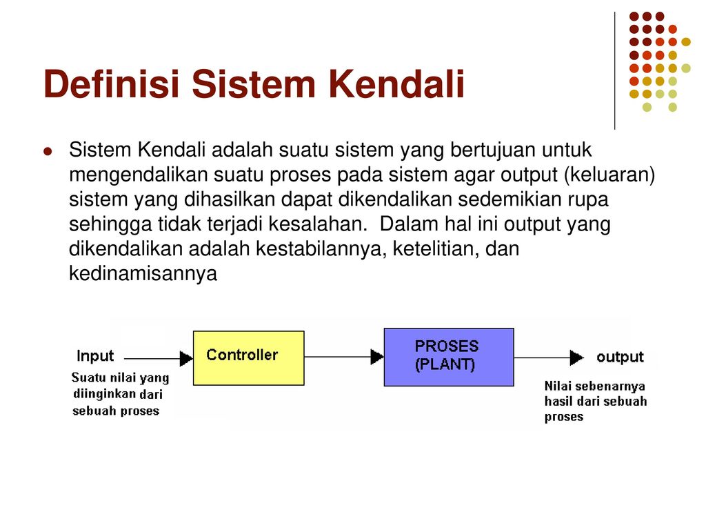 Definisi Sistem Kendali