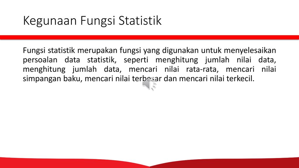 Materi 4 Fungsi Statistik Pada Ms Excel Ppt Download