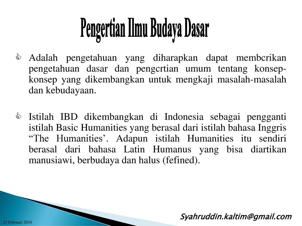 Pengertian Ilmu Pengetahuan Budaya – Studyhelp