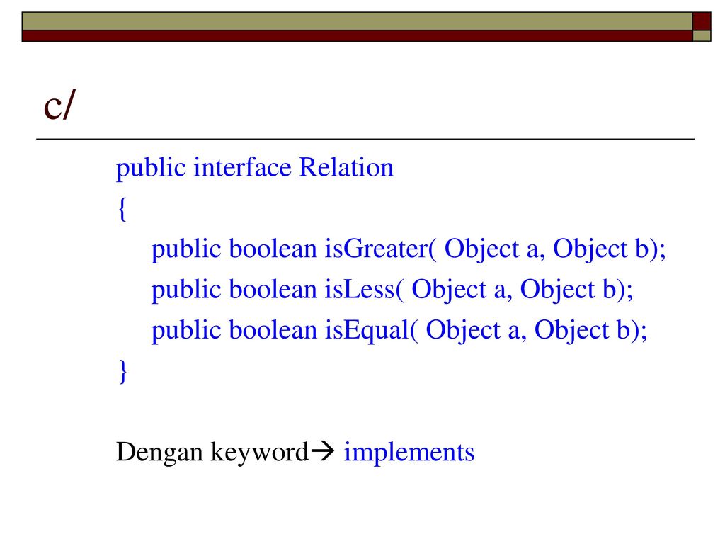 Public boolean