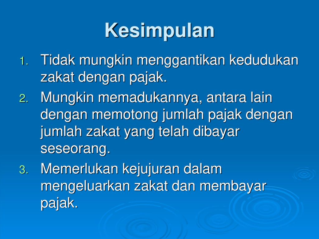 Zakat Dan Pajak Oleh Farida P Ppt Download