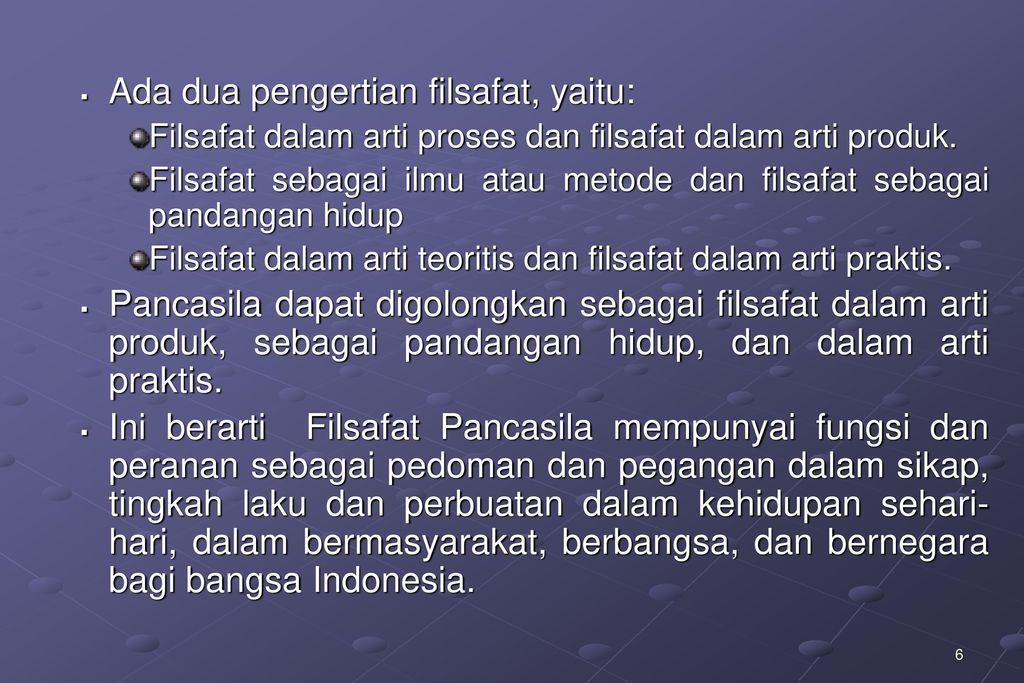 FILSAFAT PANCASILA ANTON BUDIARTO, S.H., M.H.. - Ppt Download