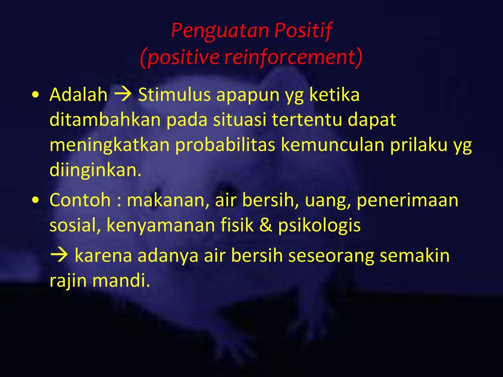 Psikologi Belajar OPERANT CONDITIONING - Ppt Download