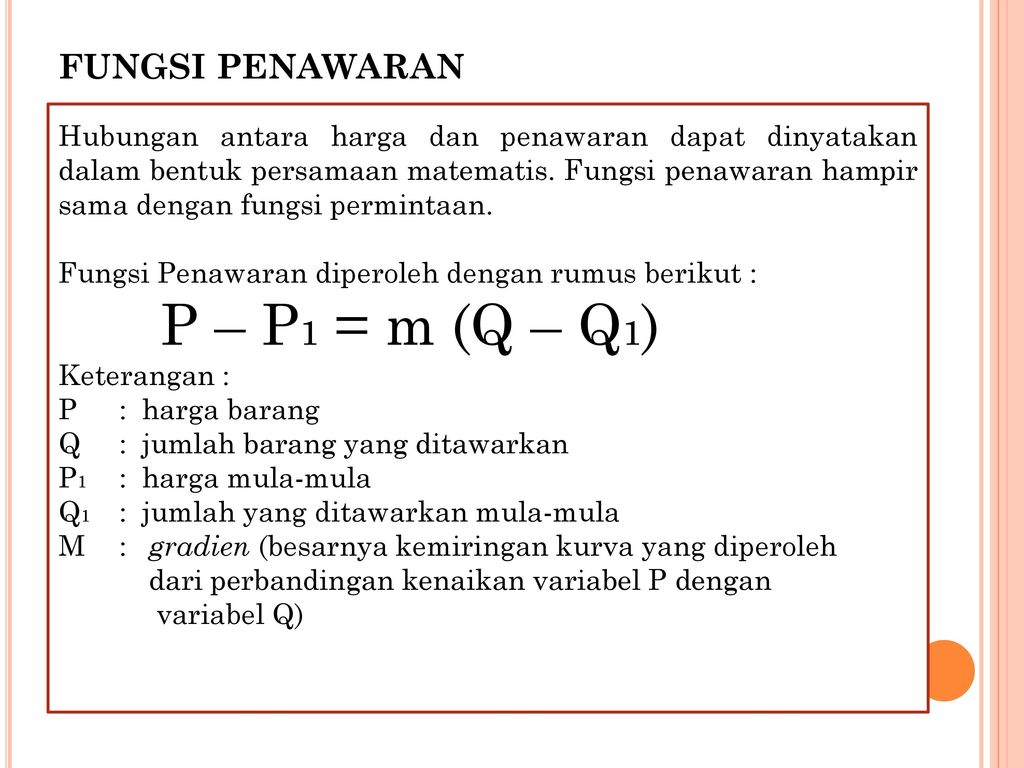 Rumus Fungsi Permintaan Dan Keterangannya Edukasi Lif Co Id