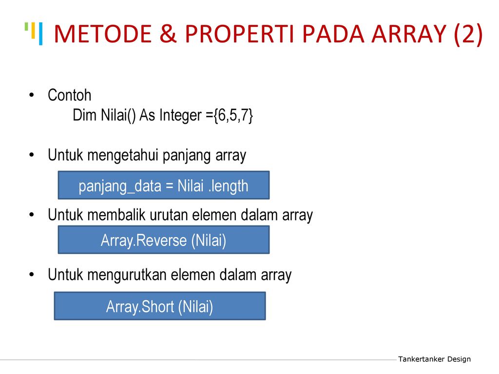 Short array