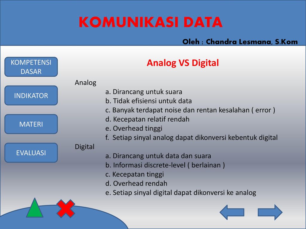 Keuntungan komunikasi data digital terhadap data analog adalah