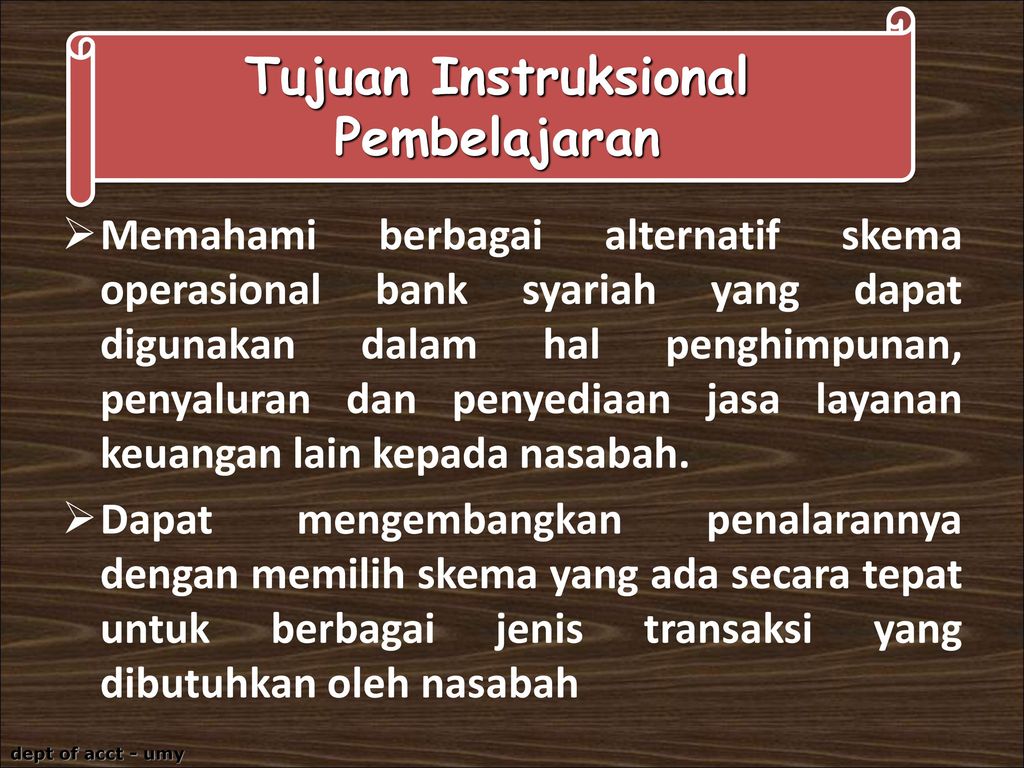 Sistem Operasional Perbankan Syariah Ppt Download