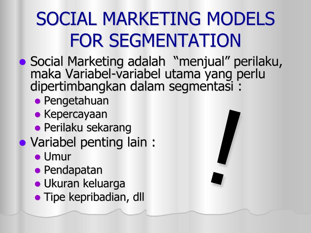 Marketing models