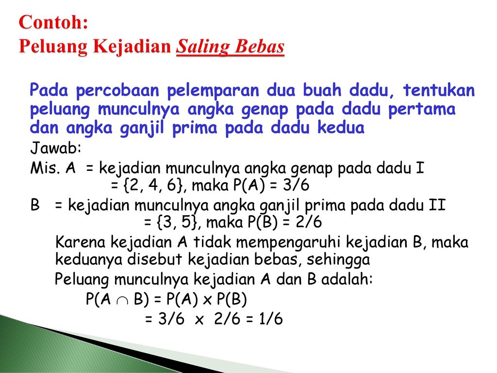 Peluang Suatu Kejadian - Ppt Download