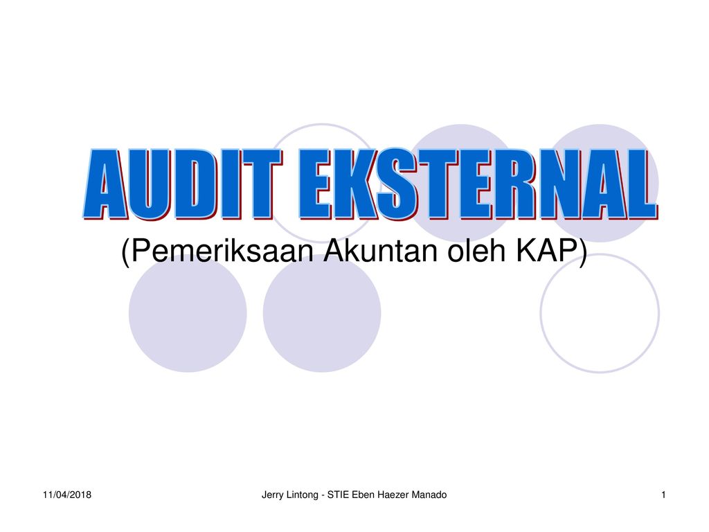 Pemeriksaan Akuntan Oleh Kap Ppt Download