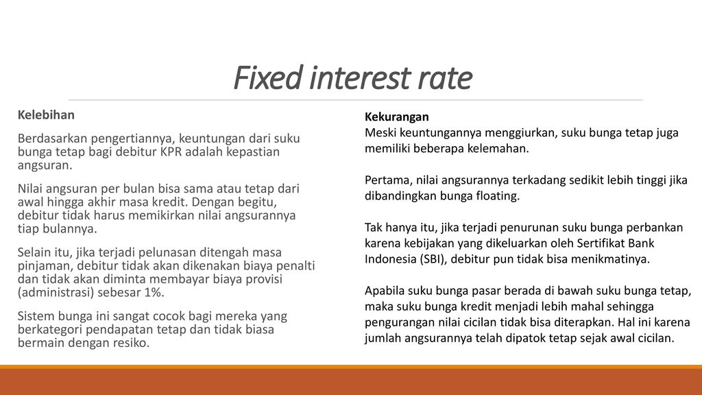 Fix interest