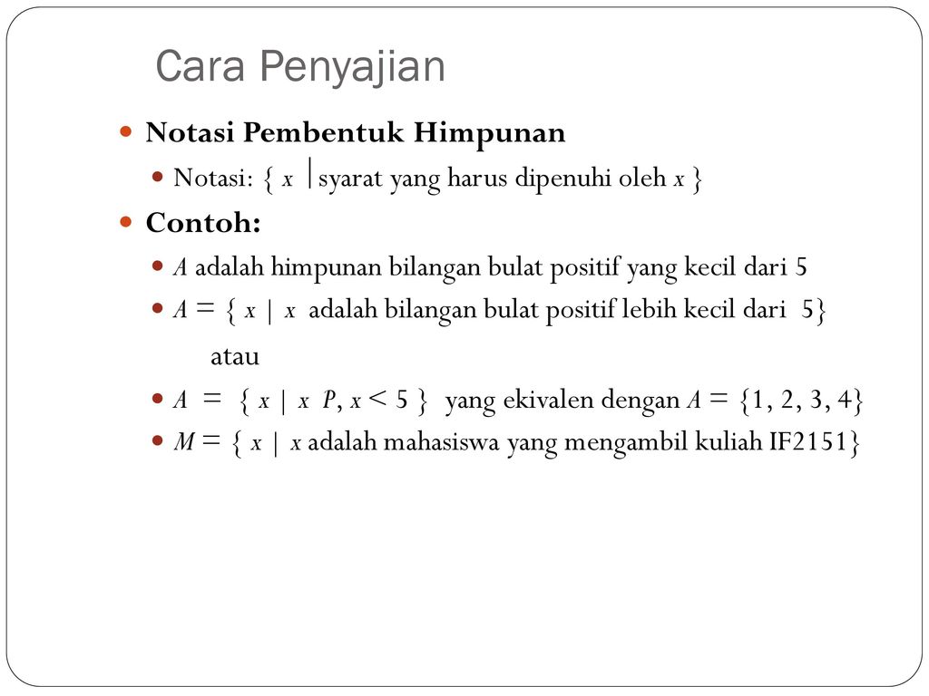 Yuk Pelajari Contoh Soal Himpunan Menggunakan Notasi [Terbaru ...