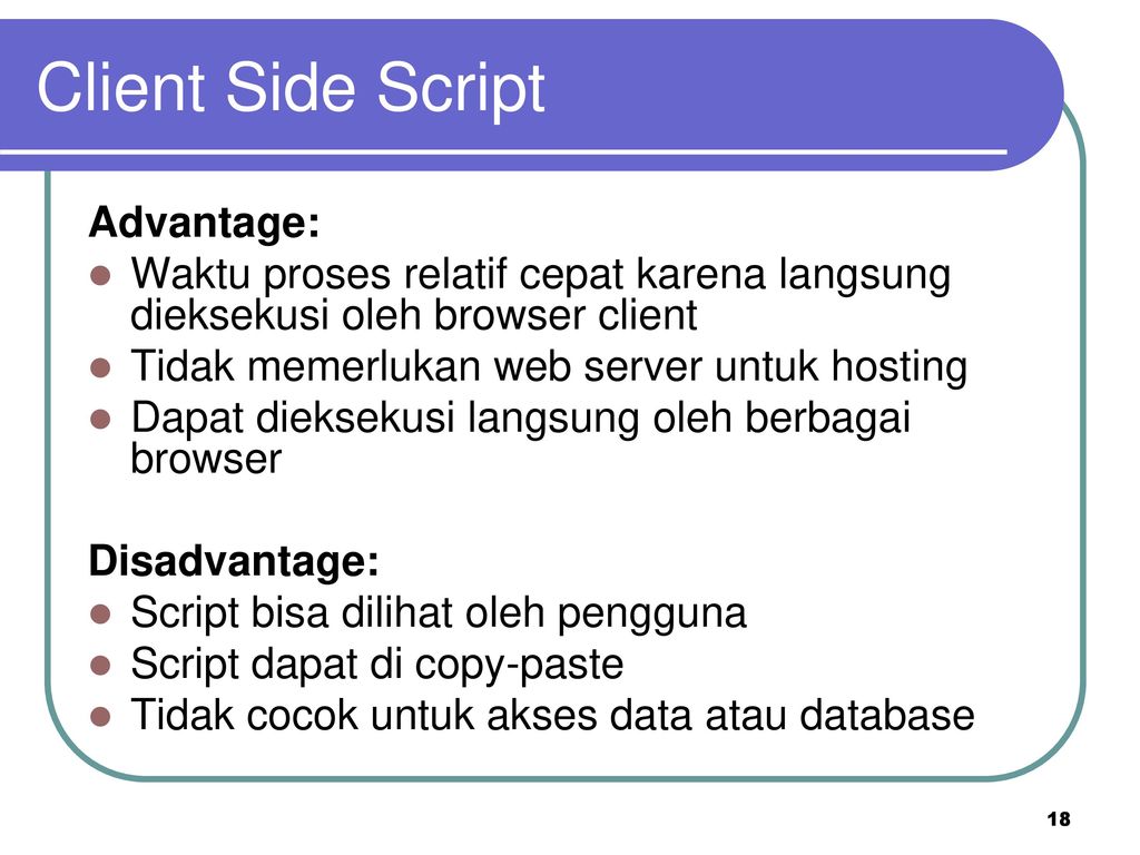 Scripts client
