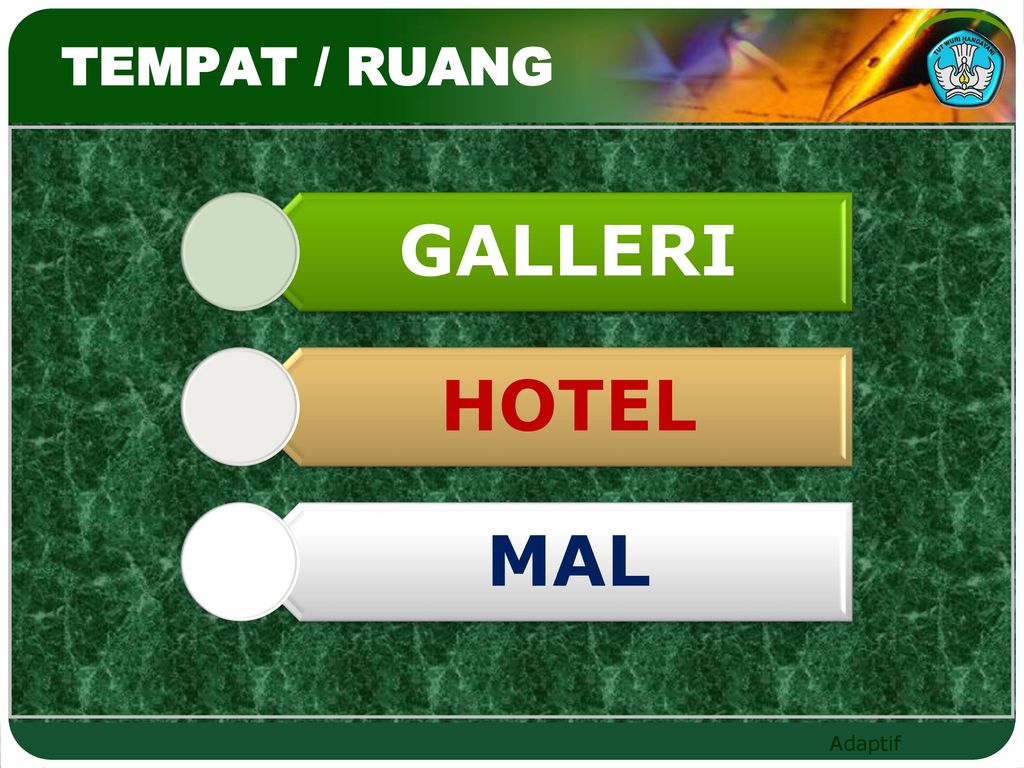 TEMPAT / RUANG GALLERI HOTEL MAL