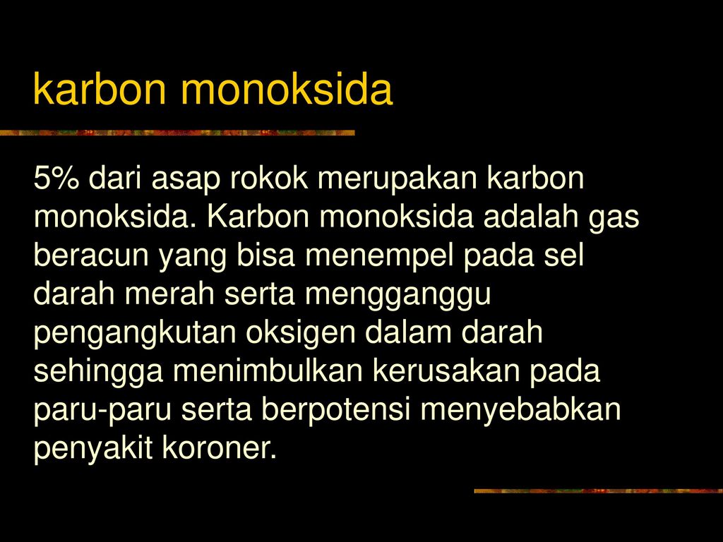 karbon monoksida