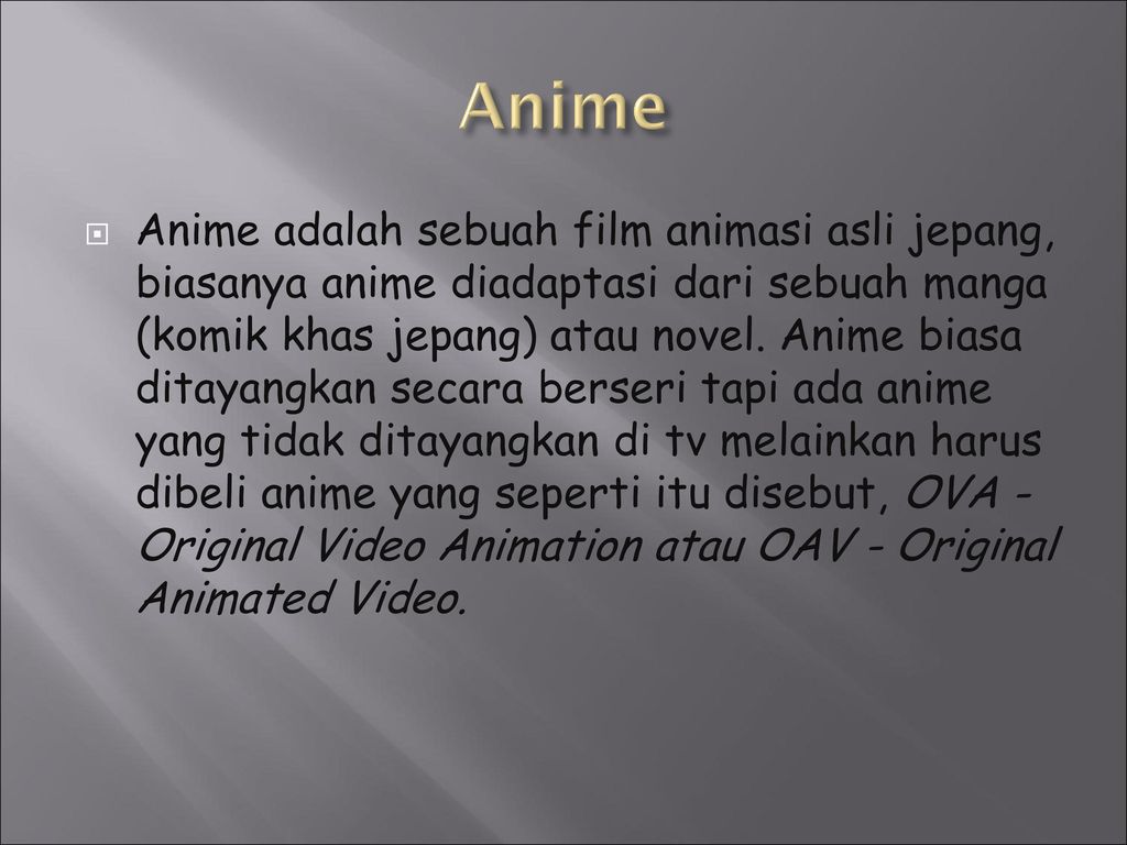 Perbedaan Anime Dan Kartun Ppt Download
